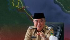 Bupati Tanggamus Moh Saleh Asnawi, Minggu (5/10/2025) foto: Sapruddin 