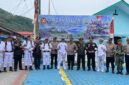 Kekompakan TNI Polri di ujung negeri pada peringatan HUT ke-80 TNI, Minggu (5/10/2025) foto: Wan Yudi 
