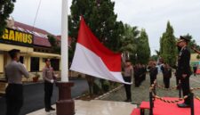 Peringatan Hari Pahlawan Nasional di Polres Tanggamus, Senin (10/11/2025) foto: Sapruddin 