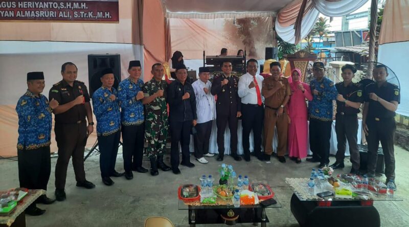 Pisah Sambut Kapolsek Talang Padang, Senin (10/11/2025) foto: Sapruddin 