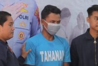 Polres Pemalang meringkus seorang pelaku pembunuhan, Selasa (25/11/2025) foto: Ragil