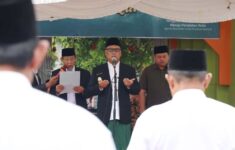 Upacara Hari Santri 2025 di PWNU