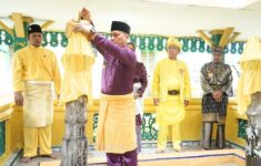 Usai menggelar Upacara Peringatan Hari Jadi ke 22 Kabupaten Lingga Bupati bersama Wakil Bupati