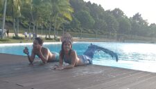Pertunjukan Mermaid di Kolam Renang terbesar di Asia Tenggara Kabupaten Bintan, Kamis (25/12/2025) foto: Indrapriyadi 