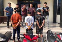 Tekab 308 Presisi Polsek Pulau Panggung mengamankan pelaku curanmor, Senin (1/12/2025) foto: Saprudin